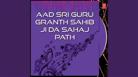 Aad Shri Guru Granth Sahib Ji Da Sahaj Paath Vol26 Youtube