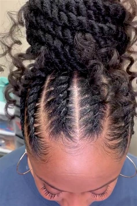 flat twist braids