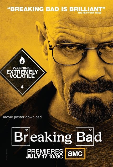 Breaking Bad Movie Poster Instant Download Movie Poster Etsy