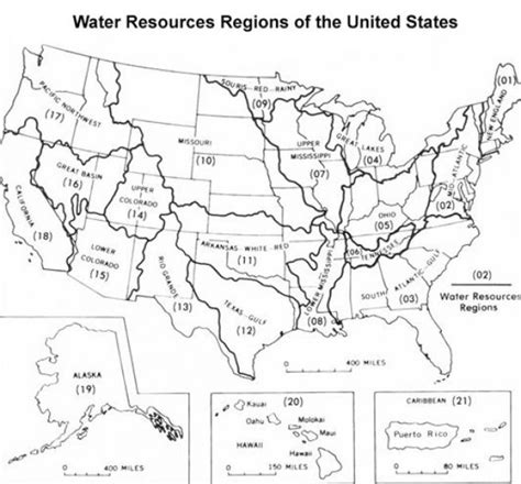 Map Of Us Rivers Labeled
