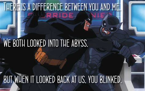 Made in abyss is a mystery series. Great Batman quote to Owlman in Justice League: Crisis on Two Earths | Batman quotes