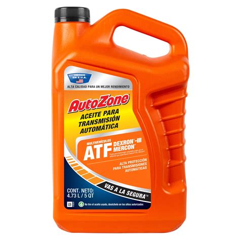 AutoZone DEXRON III/MERCON Liquido para Transmision Automatica 5 Cuartos