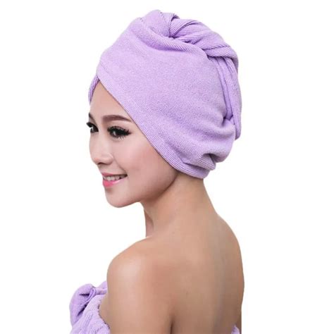1pc Turban Wrap Cap Spa Bathing Hat Drying Hair Towel Hair Magic Quick