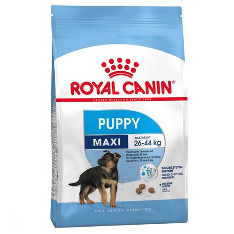 Helps bones and joints that support much body weight; Royal Canin Maxi Junior Dog Food - Pet Hero