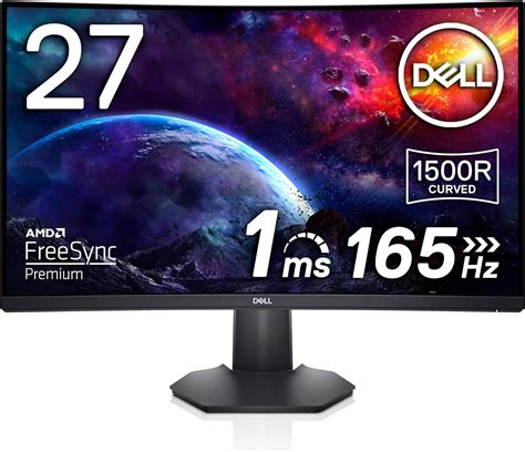 Dell S2722dgm 27 Inch Qhd 2560x1440 1500r Curved Gaming Monitor