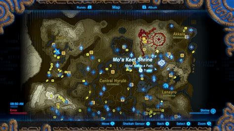 Zelda Breath Of The Wild Guide Moa Keet Shrine Location And Puzzle
