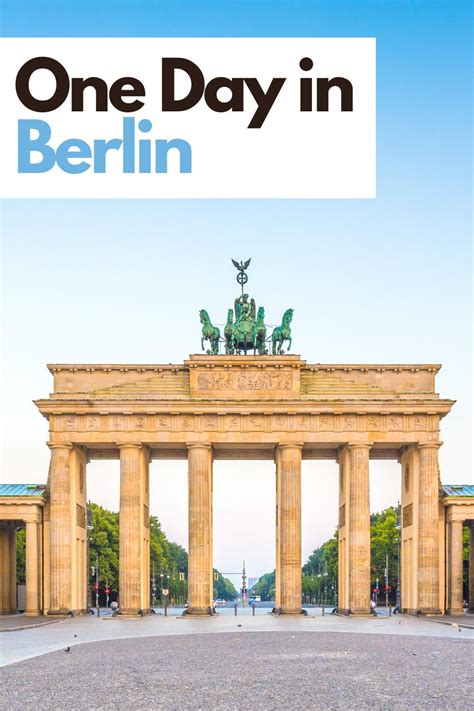 One Day In Berlin The Perfect Itinerary Travel And Eat