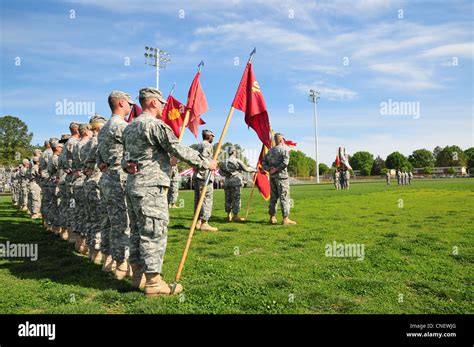 Various battalion and company colors assigned to the 7th Sustainment