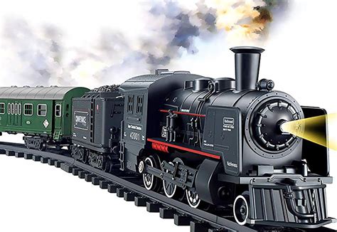 Buy Haktoys Train Set For Kids Battery Operated Toy Simulation Steam