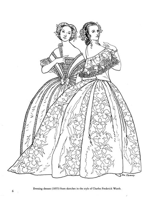 Historical Fashion Coloring Pages Kids Coloring Pages