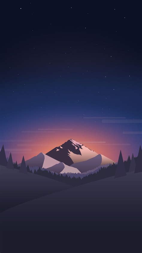 Minimalist Mountain Iphone Wallpapers Top Free Minimalist Mountain