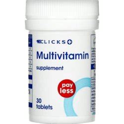 Clicks in cape town — 1km. Clicks Pay Less Multivitamin Supplement 30 Tablets ...