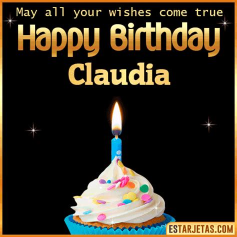 Feliz Cumpleaños Claudia Imágenes  Tarjetas Y Mensajes