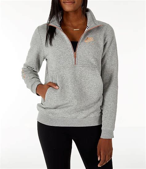 Download Front view of Women's Nike Sportswear Air Half-Zip Mock ...