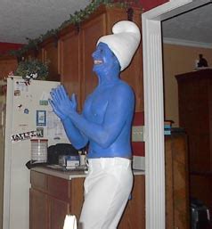 Smurf Costume Body Paint