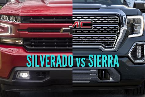 Difference Between Chevy Silverado And Gmc Sierra