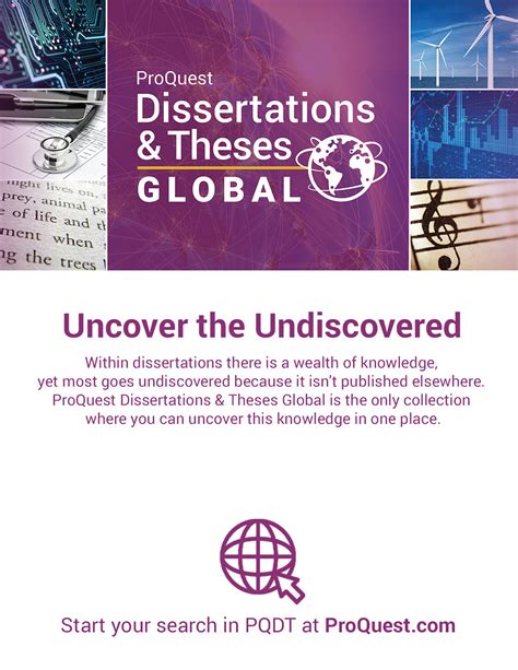 Base Proquest Dissertations And Theses Global Pqdtglobal Está Disponível Na Usp Biblioteca