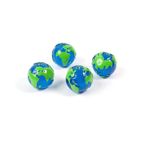 Assorted Popular Shape Office Magnets Globe 1 Set Of 4