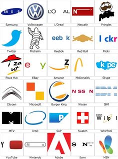Can you name the corporate logos? Logos Quiz Level 2 | Answers solutions cheats | Logos ...