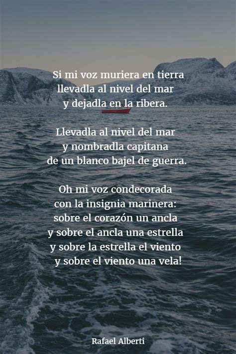 Los Mejores Poemas De Rafael Alberti Versos Poemas Cortos Con Autor