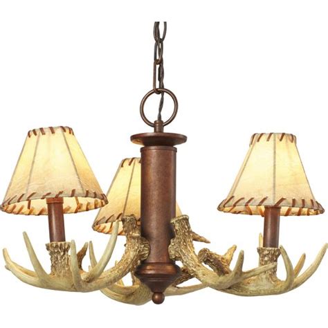 Rustic mini pendant lights from destination lighting add a homey touch to any small space. Loon Peak 3 Light Log Cabin Drum Pendant & Reviews | Wayfair
