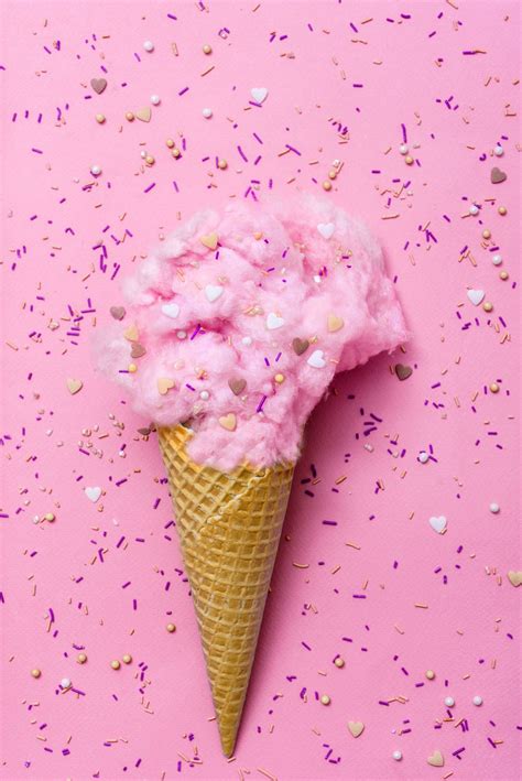 Social Media Content Photography Ice Cream Sprinkles Glitter Candy Floss Fair Fondos De