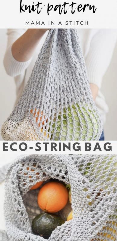 How To Knit A Market String Bag — All Knitting Ideas