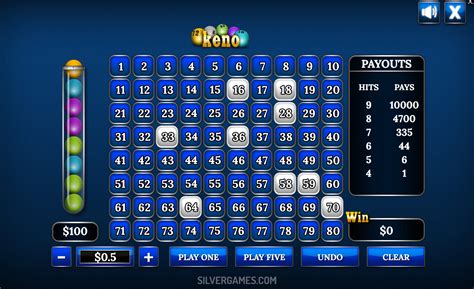 Keno Online - Play Online on SilverGames 🕹️