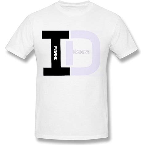 The logo shown above, which can be seen on albums like night visions , the archive ep etc. Imagine Dragons Logo T-Shirt For Men White | Mens tshirts ...