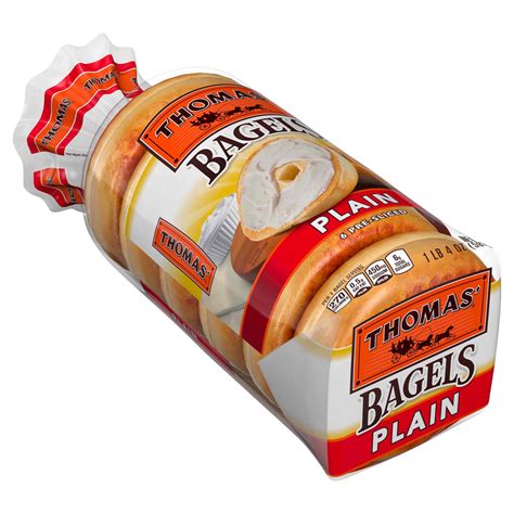 Thomas Bagel Plain 6 Ct 20 Oz Bagels Meijer Grocery Pharmacy