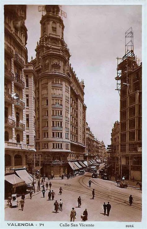 POSTALES DE VALENCIA CALLE SAN VICENTE