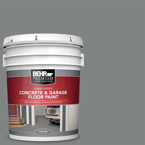 Behr Premium 5 Gal Slate Gray Self Priming 1 Part Epoxy Interior