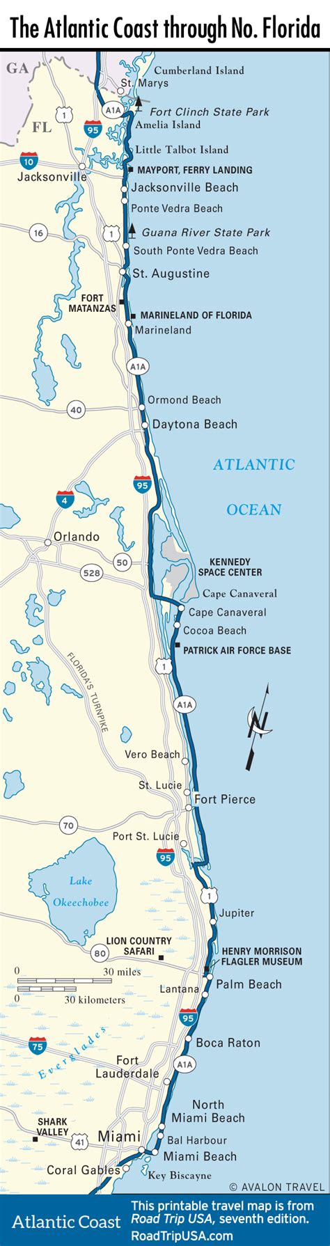 Map Of Florida East Coast Beaches Img Abdullah