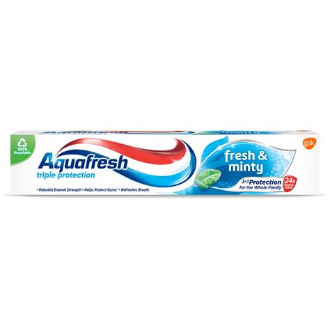 Buy Aquafresh Triple Protection Fresh And Minty Tooth Paste 75ml Oral