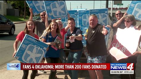 Fans 4 Oklahoma Provides Fans To Oklahomans In Need Youtube