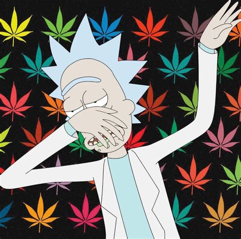 Weed Rick And Morty Background Rick And Morty Wallpaper By