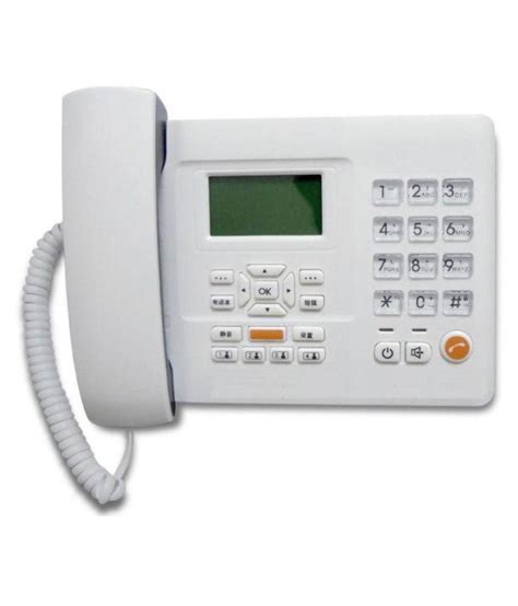 Buy Huawei F501 Cordless Landline Phone White Online At Best Price