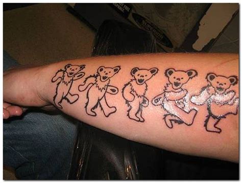 Grateful Dead Bears Tattoo Designs