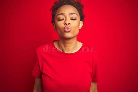 137 Sexy Sensual Afro American Woman Red Stock Photos Free And Royalty