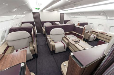 As you'll see from the chart below, there are slight variations in seat pitch and width among airlines and airplanes. Qatar Airways A380 First Class Interior - eXtravaganzi