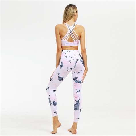 Hot Pink Workout Tank Yoga Sets Clothing Wholesale Clothing Websites