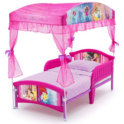 Hang this princess bed canopy over any 'royally' cute child's bed to make bedtime exciting. Canopy Toddler Bed Disny Princess Little Girls for Kids ...