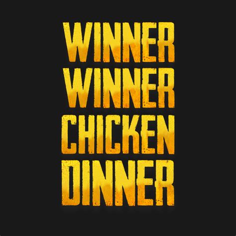 Winner Winner Chicken Dinner Playerunknowns Battlegrounds T Shirt