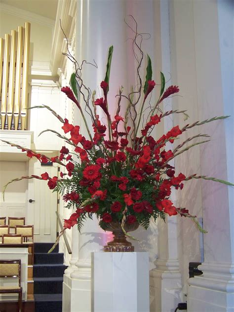 (silk) local and shipped out of state. Pentecost | Red flower arrangements, Large flower ...
