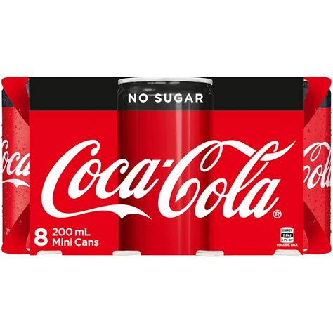 Woolworths new zealand is part of woolworths group limited, and is also the franchisor of the super value and freshchoice supermarkets, which represents over 69 stores. Coca Cola No Sugar Mini Cans 8x200ml pack | Woolworths