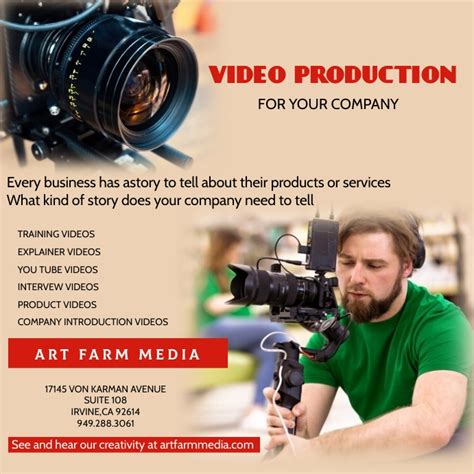 Video Production Flyer Template Postermywall