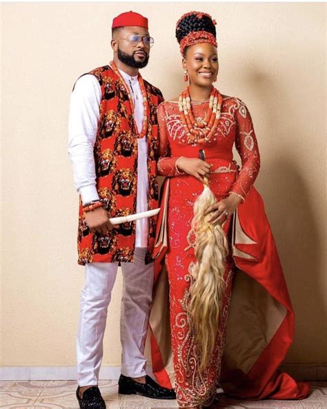 Igbo Traditional Wedding Outfits For Coupleisi Agu Outfit For Men