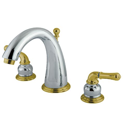 Modern Dual Lever Two Handle 3 Hole Deck Mounted Widespread Bathroom Faucet With Brass Pop Up In