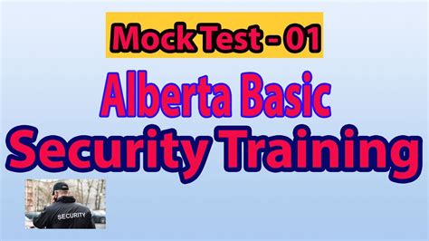 Alberta Basic Security Training Alberta Security Guard Exam Question 01
