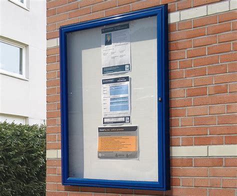 Classic 58 Wall Mounted Outdoor Noticeboard Notice Board Company